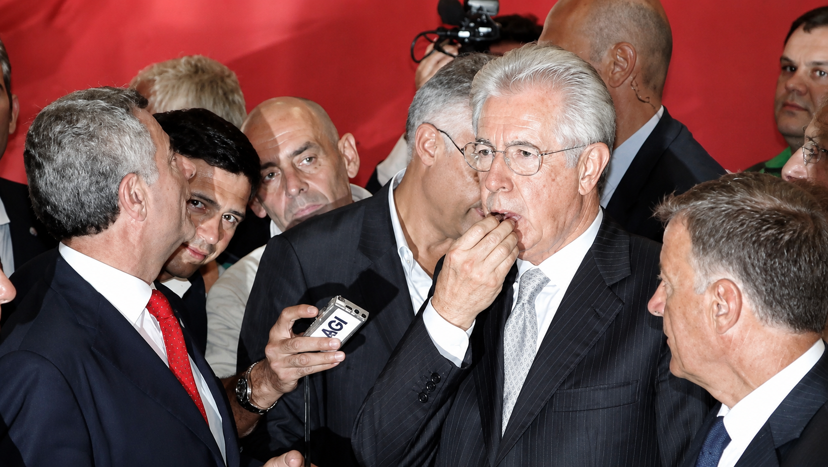 frecciarossa1000 Mario Monti Mario Monti alla presentazione frecciarossa mille